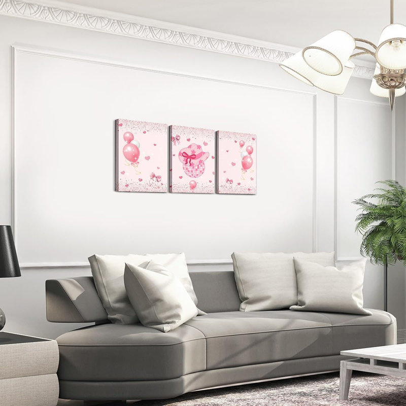 3 Piece Wrapped Canvas Wall Art