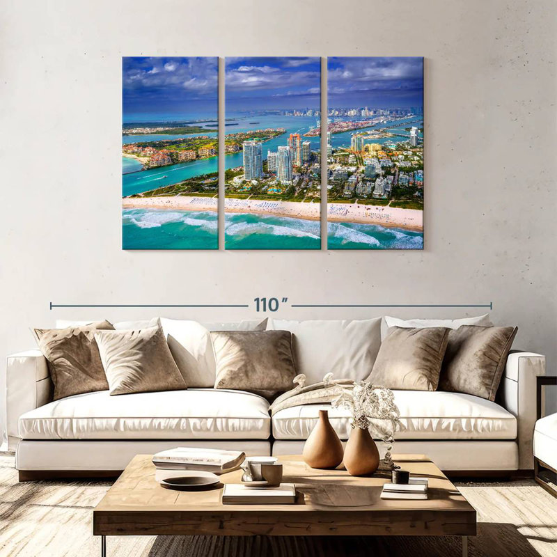 Nicci Miami South Beach II, 48" H x 74" W