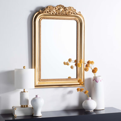 Alzubair Engineered Wood Arch Wall Mirror