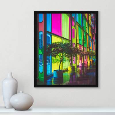 «Colorful Facade on Paper» par Felix Dubois, impression