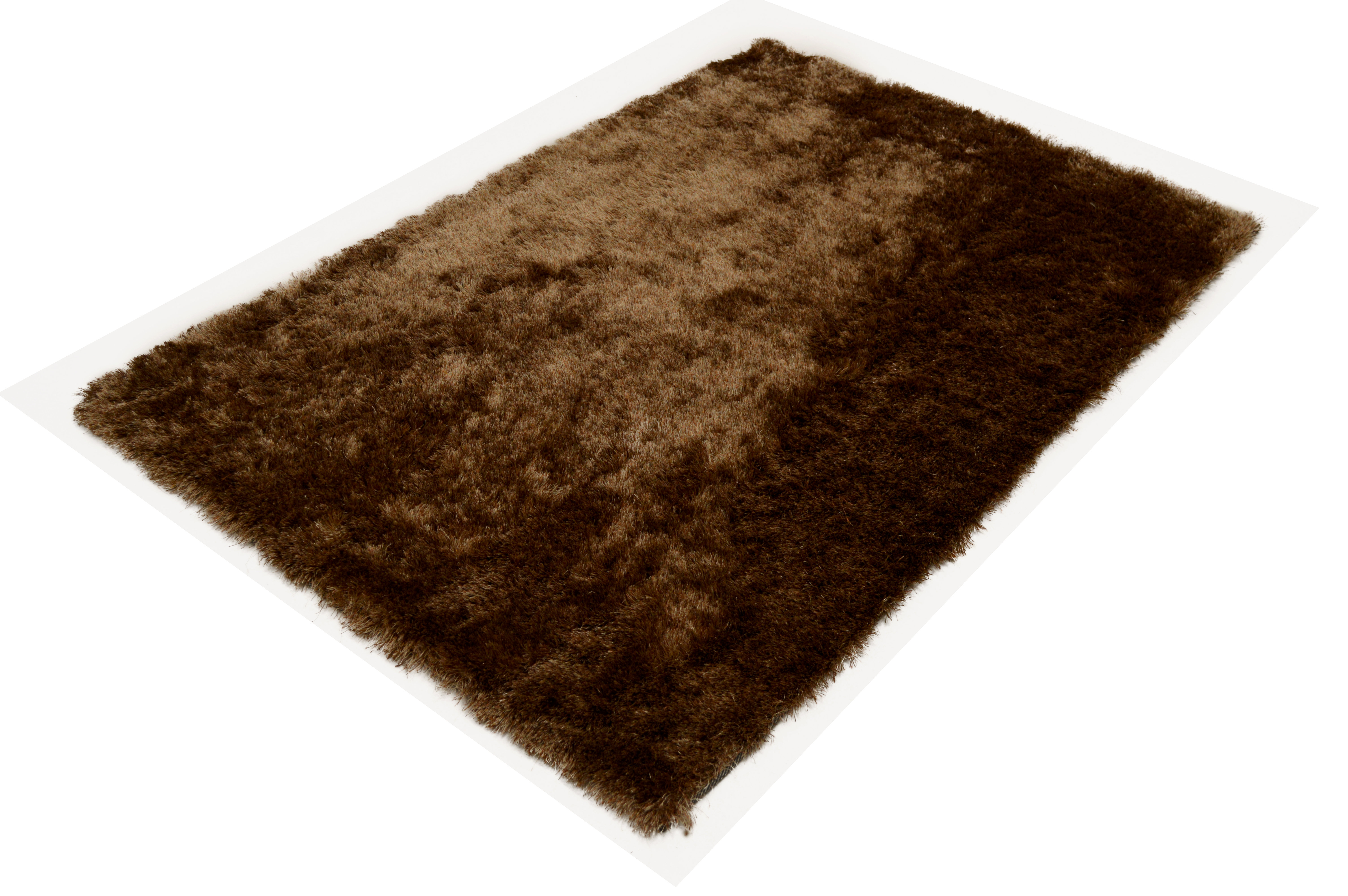 Maturo Rug Bakero Torino Handmade Shaggy Wool Brown Rug | Wayfair.co.uk