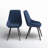 Veronica 18.5'' H Velvet Upholstered Side Chair-1422610209