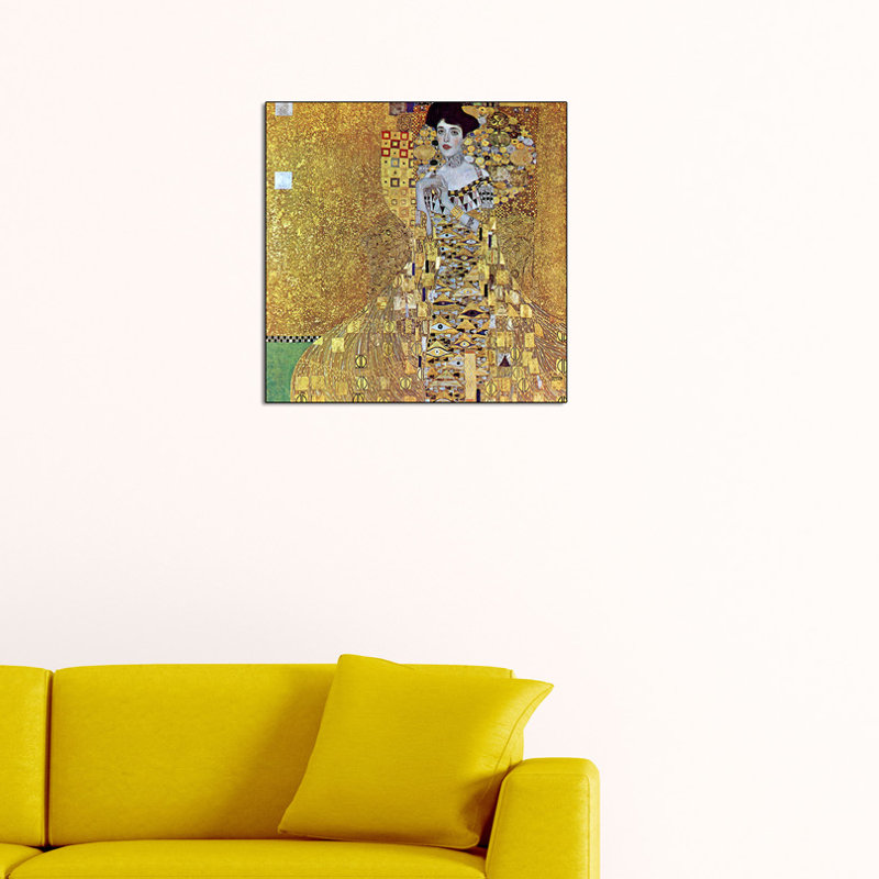 Gustav Klimt - Wrapped Canvas Painting, 50cm H x 50cm W x 1.8cm D