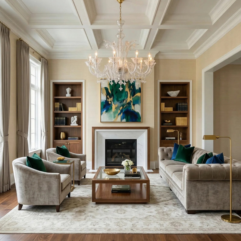 Vivienne Murano Glass Chandelier