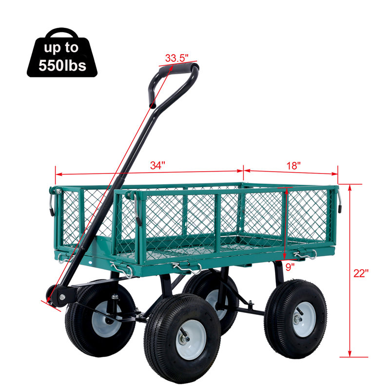 Chariot de jardin, Vert