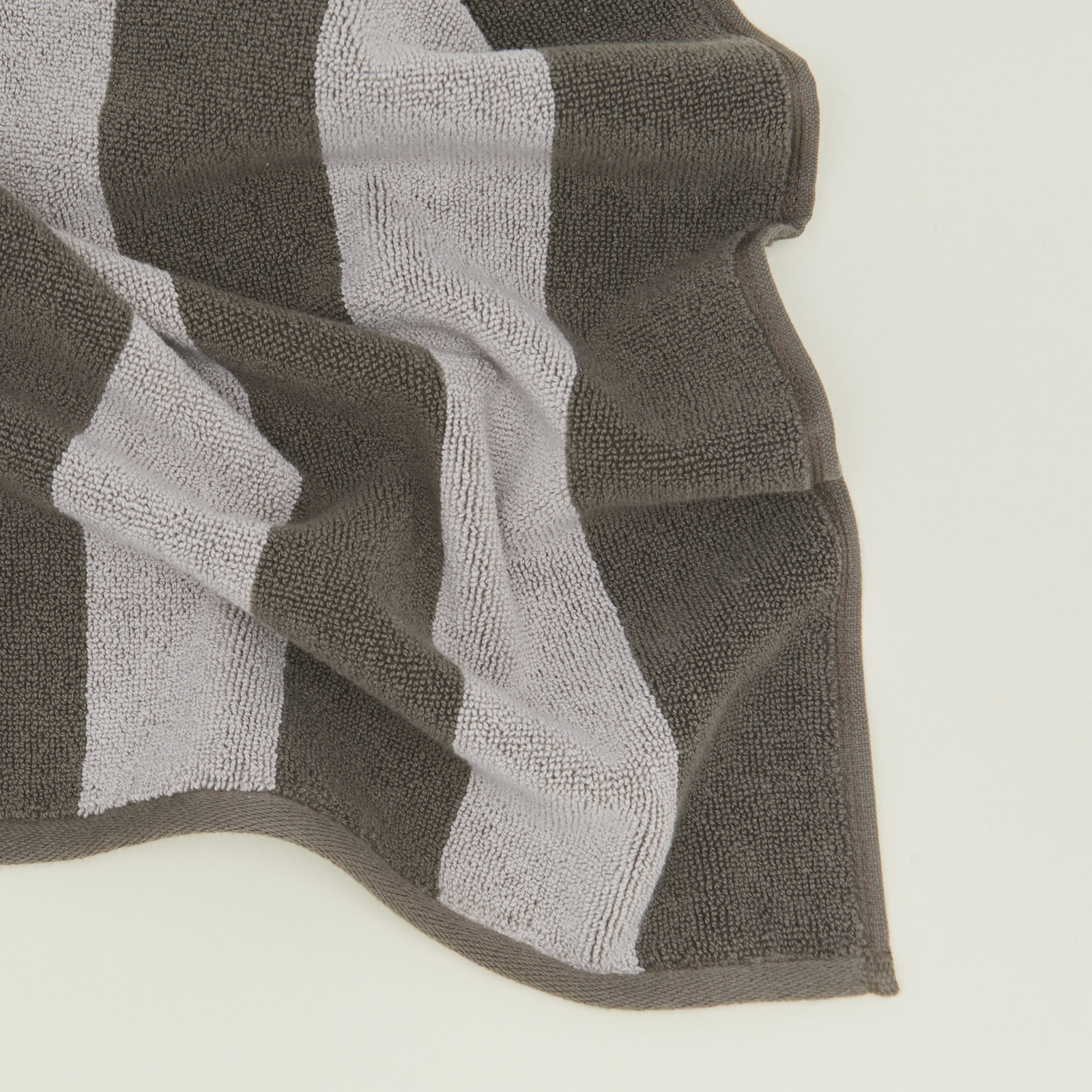 Simple Striped 100% Cotton Bath Mat, Sky/Peacock