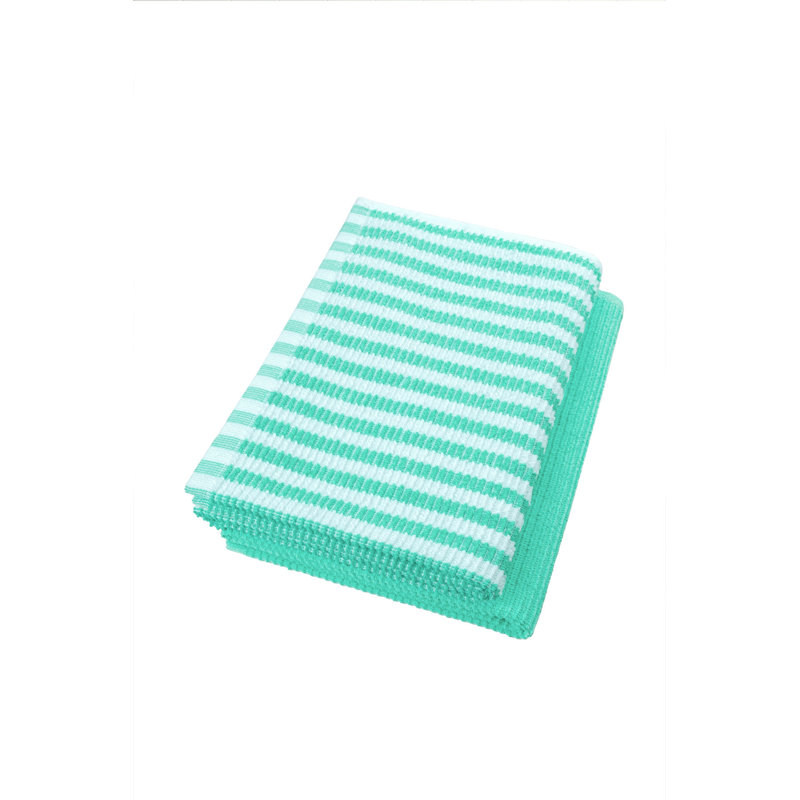 Ensemble de serviettes 2 pièces 100% coton Sky, Menthe/blanc