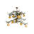 Hervey 12 - Light Dimmable Tiered Chandelier