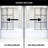 Ventana 34" W x 62" H Fixed Framed Bathtub Screen with 3/8" Glass-99084417