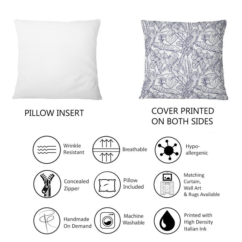 Coussin Tropical Ara