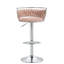 Tabouret de bar pivotant avec dossier Ginko-879315297-882844512