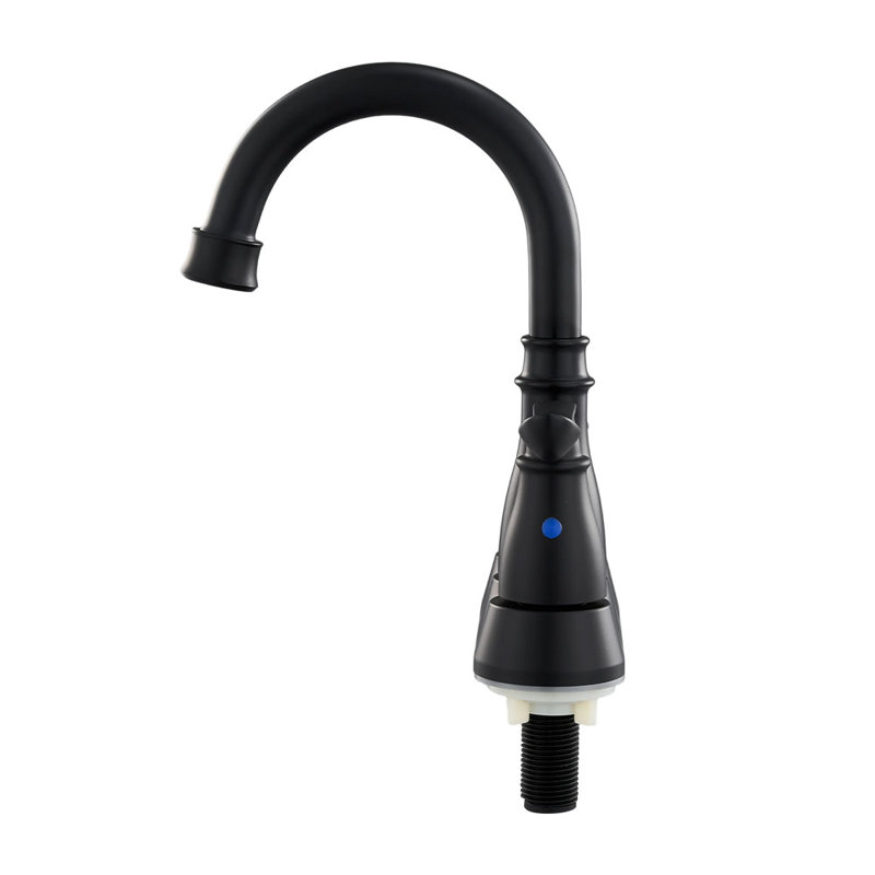 17 Stories Kitchen Faucet, Black
