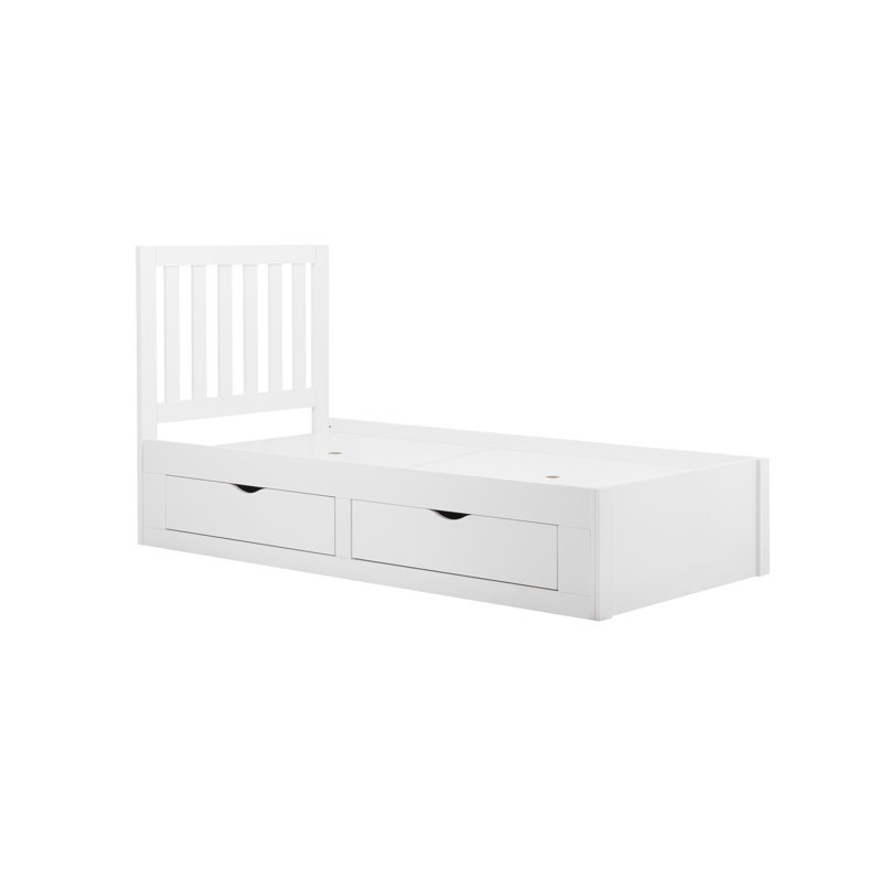 Broadwater Single Cabin Bed with Drawers, White