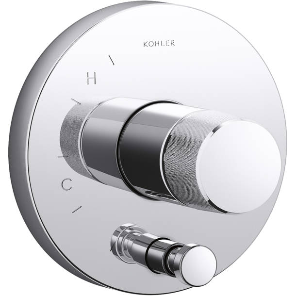 Kohler Bancroft Rite-Temp Bath and Shower Valve Trim with Metal Lever