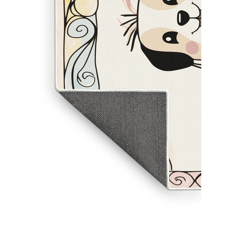 Tapis pour enfants East Urban Home, Rectangulaire 2 pi x 3 pi