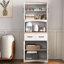 Armoire de cuisine en bois avec garde-manger et micro-ondes