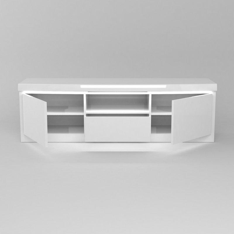 Stanley Unfinished TV Stand for TVs up to 60", White