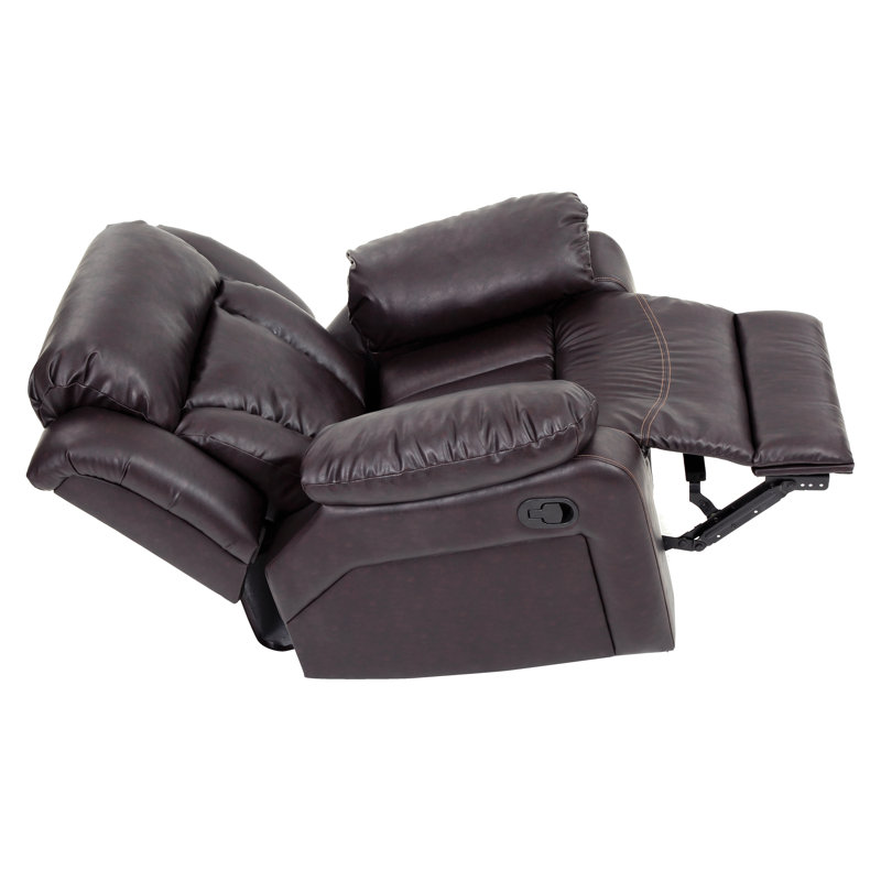Fauteuil inclinable Daria, brun foncé, Marron foncé