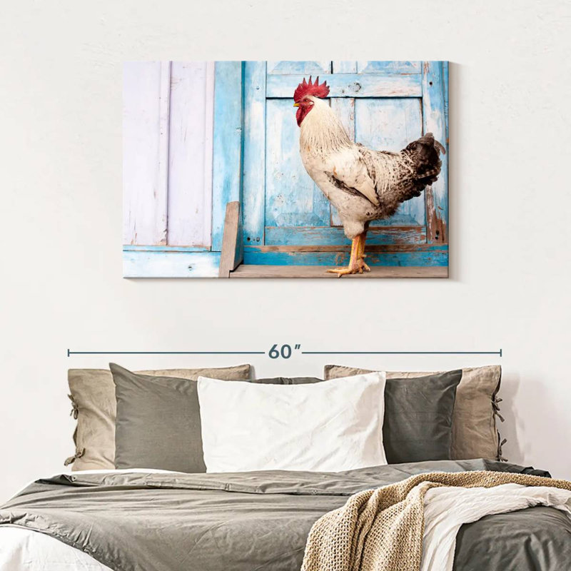 Crowle Domesticated Rooster, 30" H x 45" W