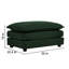 Canapé modulaire surdimensionné en L Chenille Upholstery-1432390308