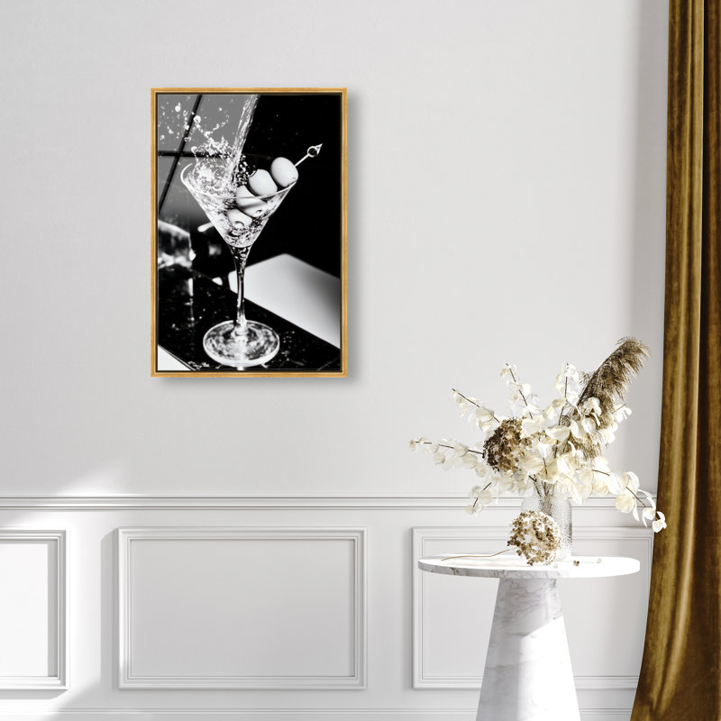 Chill Time III Print by Oliver Gal, 46"H x 31"W, Gold Floater Frame