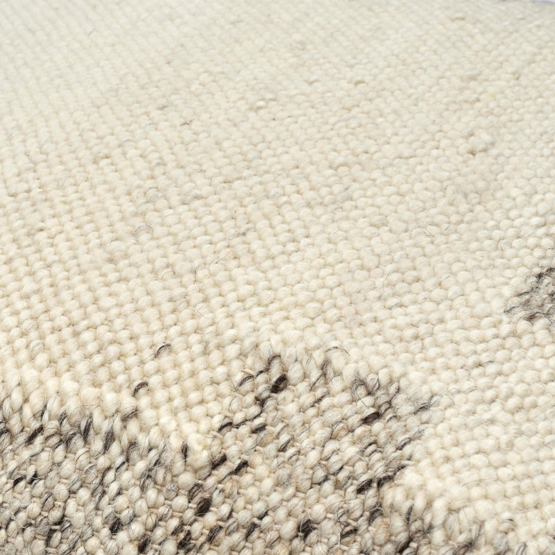 Dia Cotton/Wool Throw Pillow, 18" x 18", Down