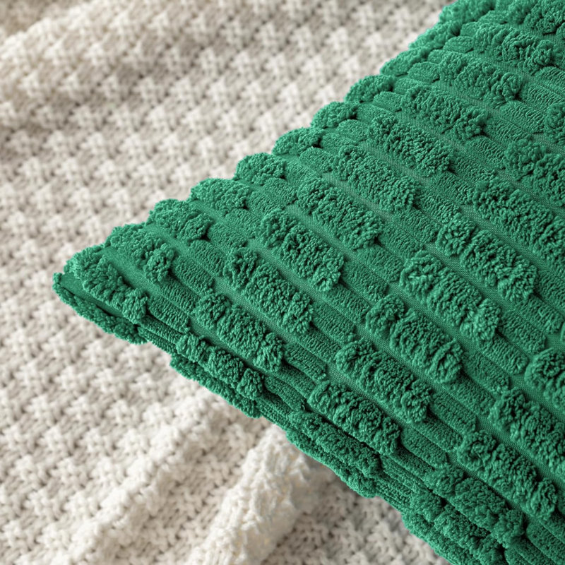 Housse de coussin, H 24 po x l 24 po, Vert mousse