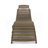 Wood Foldable Chaise Lounge - Grey-466432905