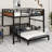 Metal Separable Bunk Beds With Raised Security Fence-157282121