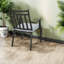 Chaises de salle à manger en bois durable, acacia noir, utilisation moderne pour la maison et l'extérieur