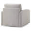 Chaise pivotante Grazia - gris-2141268709