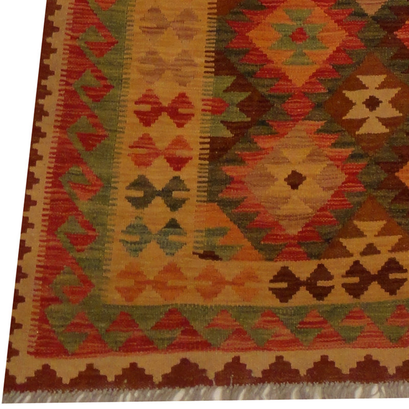 Tapis rouille tissé à la main Azpeitia