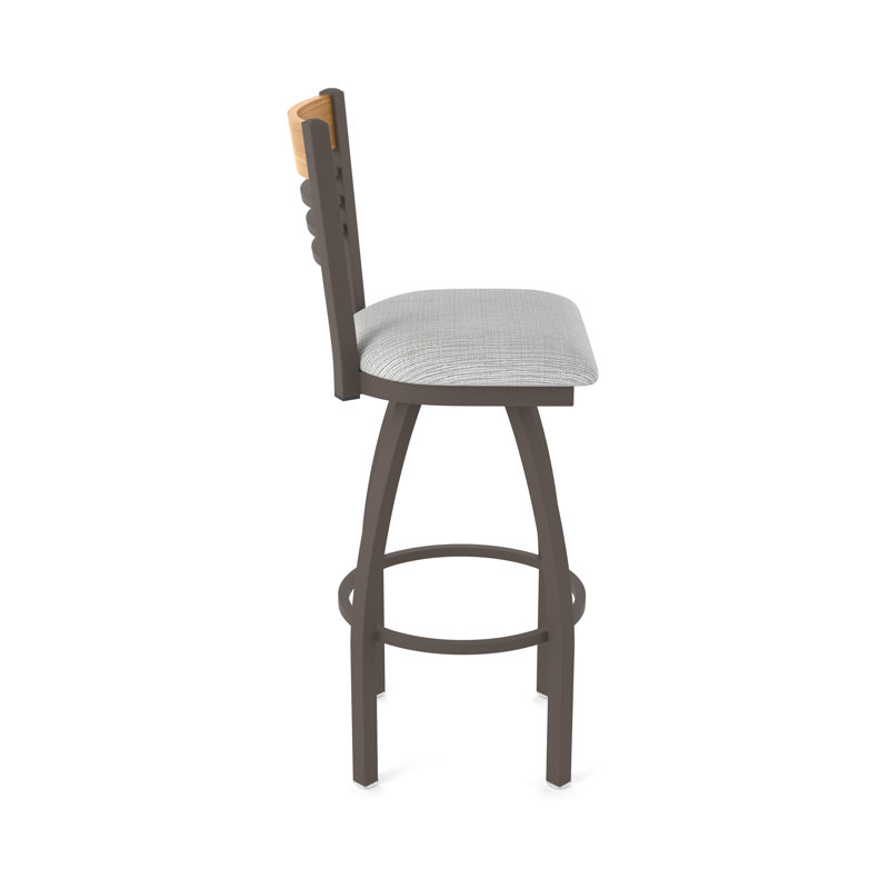 Tabouret tournant 880 Eleanor, Bronze, Blanc, Très grand (assise de 36 po de hauteur)