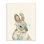 «Woodland Bunny with Cat Eye Glasses», art sur toile