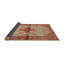 Tapis traditionnel rouge / beige Mutluyaka-1378092429