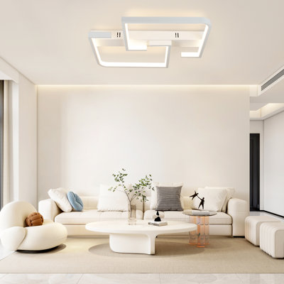 Casein LED Flush Mount