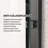 72" X 75" Shower Door Double Sliding Semi-Frameless With Matte Black & Nano Anti-Fog Easy-Clean Tempered Glass fro Bathroom-122040337