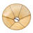 12'' H x 24'' W Leather Empire Lighting Shade