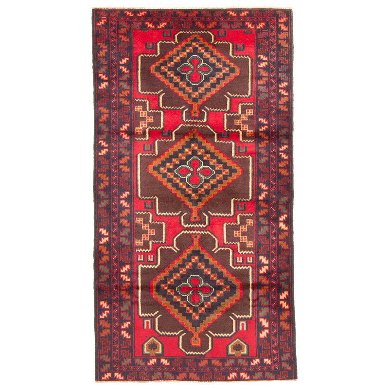 Yasmin Red Rug 3'5" x 6'6"