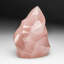 Polished Rose Quartz Flame Freeform From Brazil (1.4 Lbs)