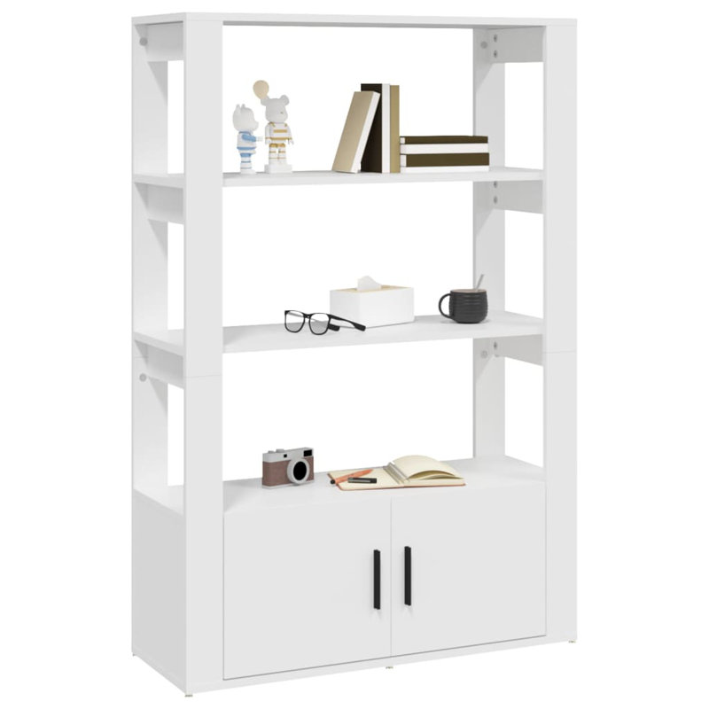 Kerian Sideboard 80x30x119,5 cm Engineered Wood, White
