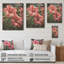 Red Petunia Parade - Pétunias sur bois-1125179228