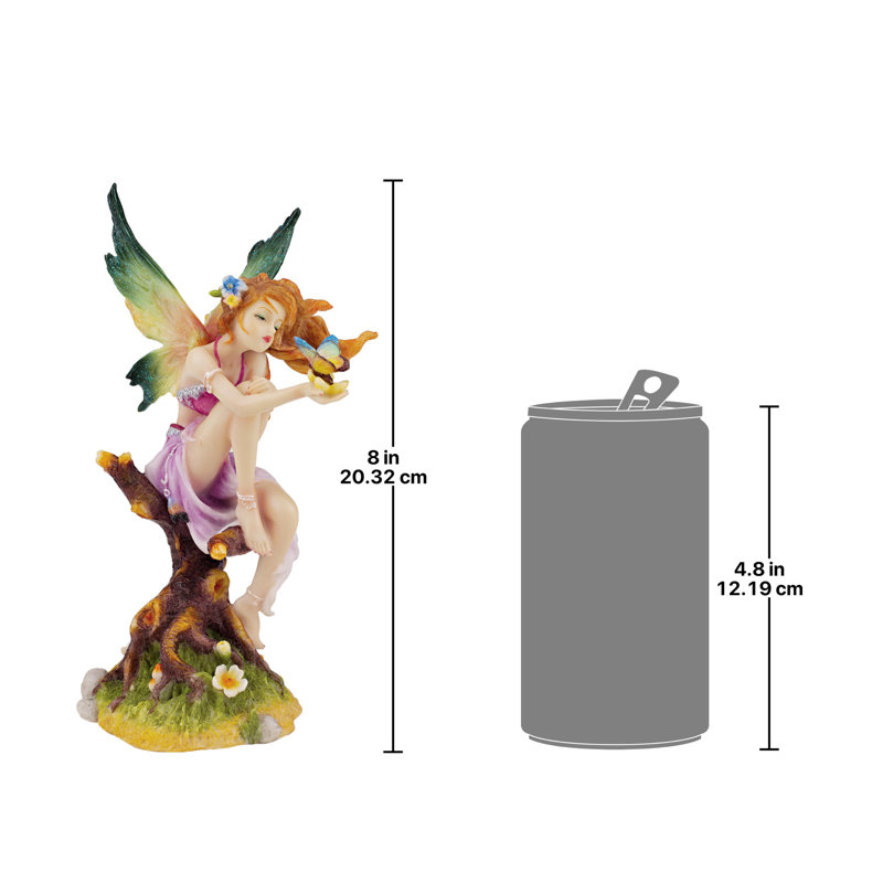 Kiss of the Butterfly Fairy Figurine