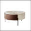 Table basse moderne avec tiroirs et pieds en métal
