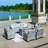 Braddon 7 - Person Patio Conversation Set with Cushions