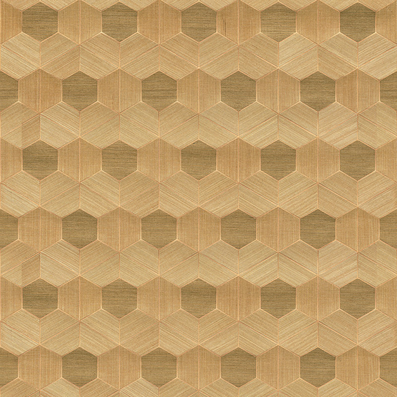 Loom Geometric Grass Cloth Wallpaper Roll