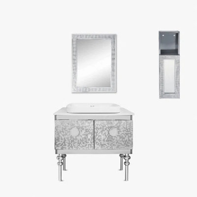 Antonito 35.5'' Single Bathroom Vanity with Cultured Marble Top
