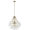 Logan 3 Light Metal Dimmable Sphere Chandelier