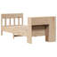 Bookcase Bed Without Mattress Small Single Solid Wood Pine-1107664553-1107664552