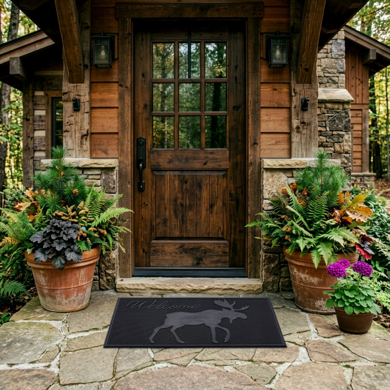 Moose Non-Slip Rubber outdoor Doormat